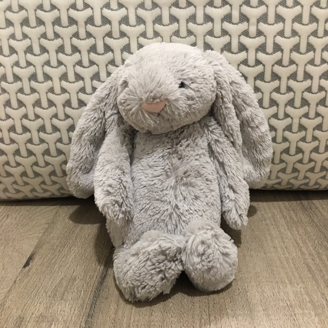 silver jellycat bunny