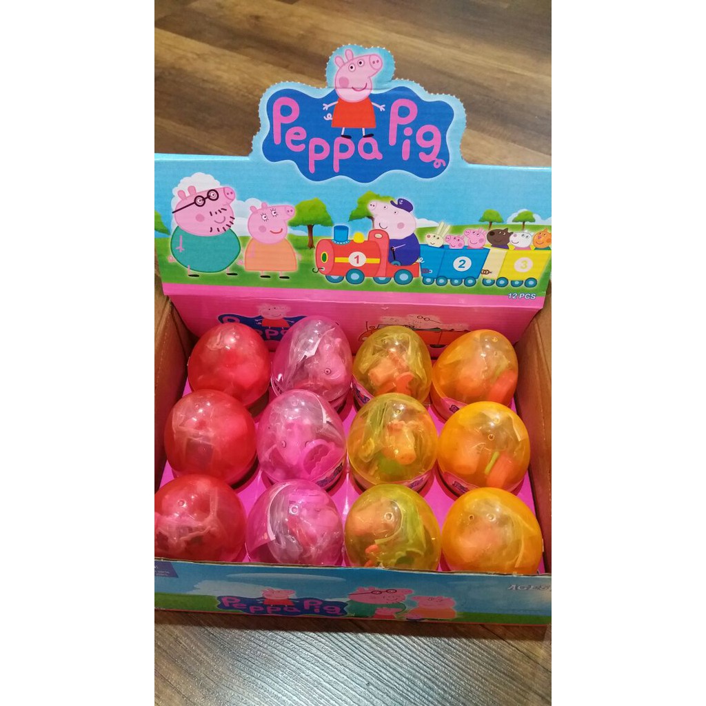 peppa pig surprise eggs
