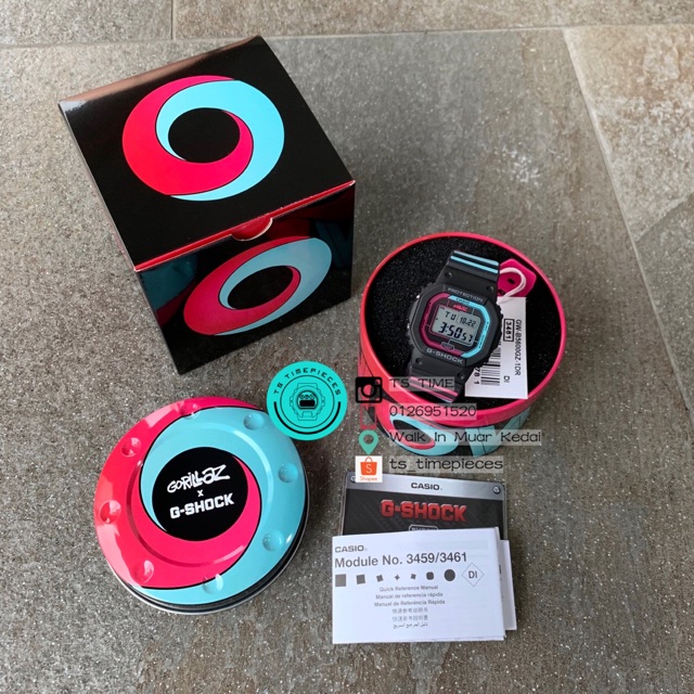 casio g shock gorillaz