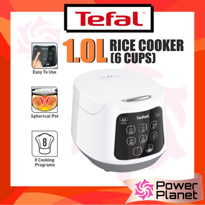 Tefal Easy Rice Compact RK7301 Rice Cooker (1.0L/6 Cups) 8 Cooking