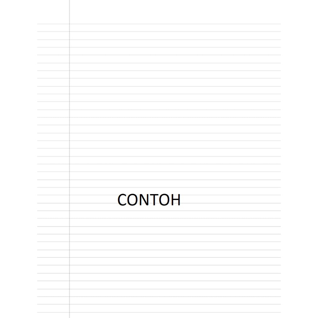 Printable College Ruled Line Paper Softcopy Please Provide Your Email At Remark Shopee Malaysia