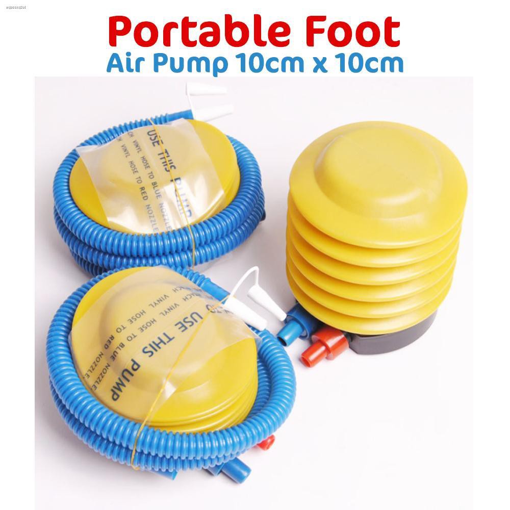 Ready Stock☑10cm x 10cm Portable Foot Pump Air Pump Toy Balloon