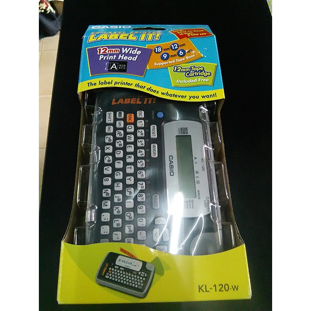 casio kl 120 label tape
