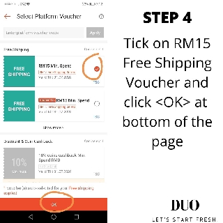 How To Apply RM15 Free Shipping Voucher | Shopee Malaysia