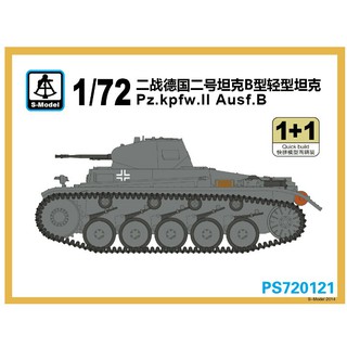 S-model 1/72 PS720121 Pz.kpfw.II Ausf.B 1+1