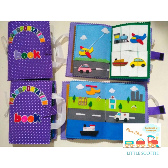 Busy Book, Transportation Series, Regular Size | Shopee Malaysia