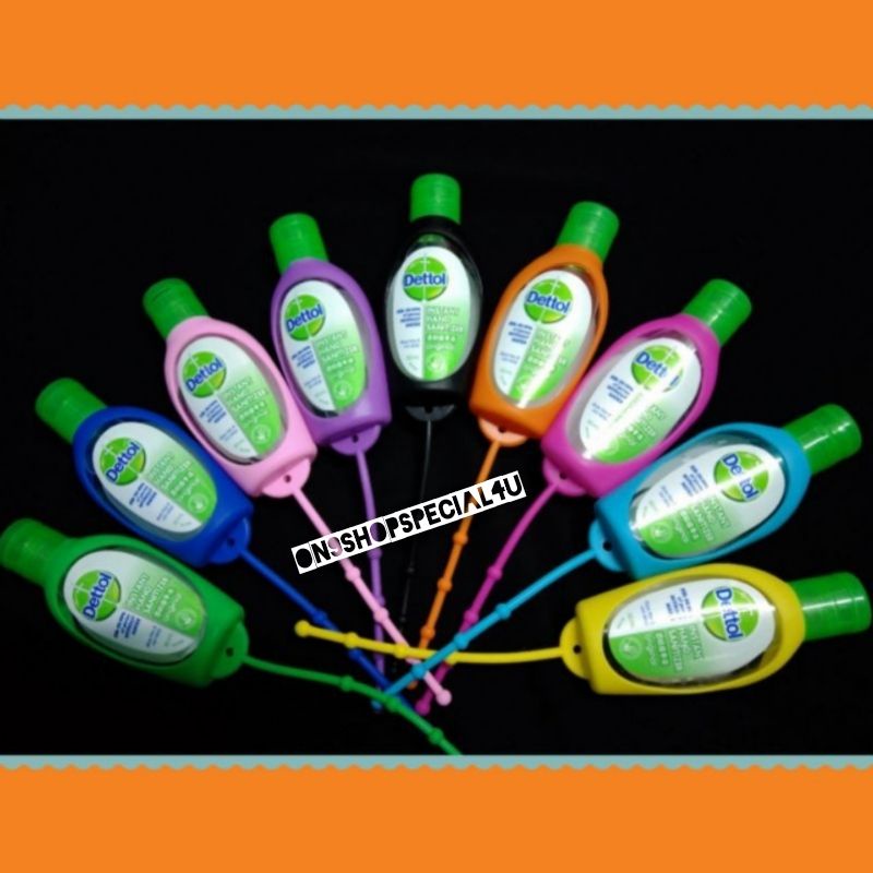 Dettol Hand Sanitizer & Holder(Casing) [50ml] (Ready Stock) Shopee
