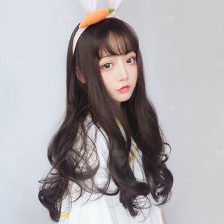 Secondary Yuan Wig Big Long Curly Wavy Hair Japanese Fix