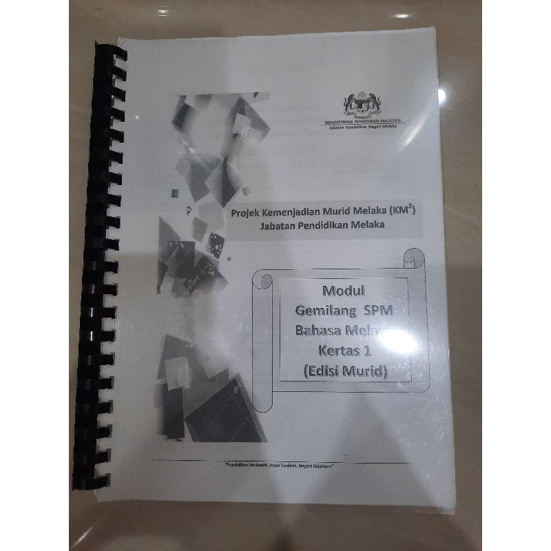 Modul Gemilang SPM Bahasa Melayu Kertas 1  Shopee Malaysia