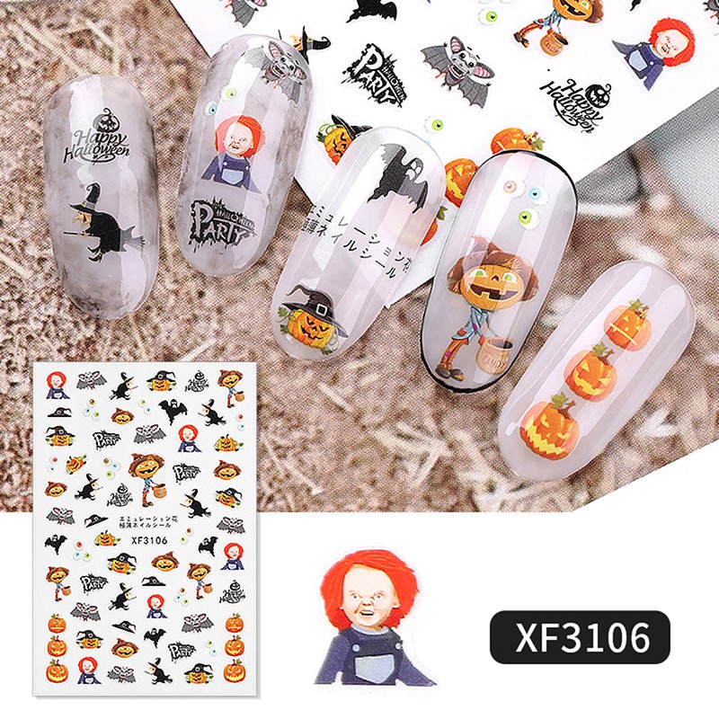 halloween nail art decals