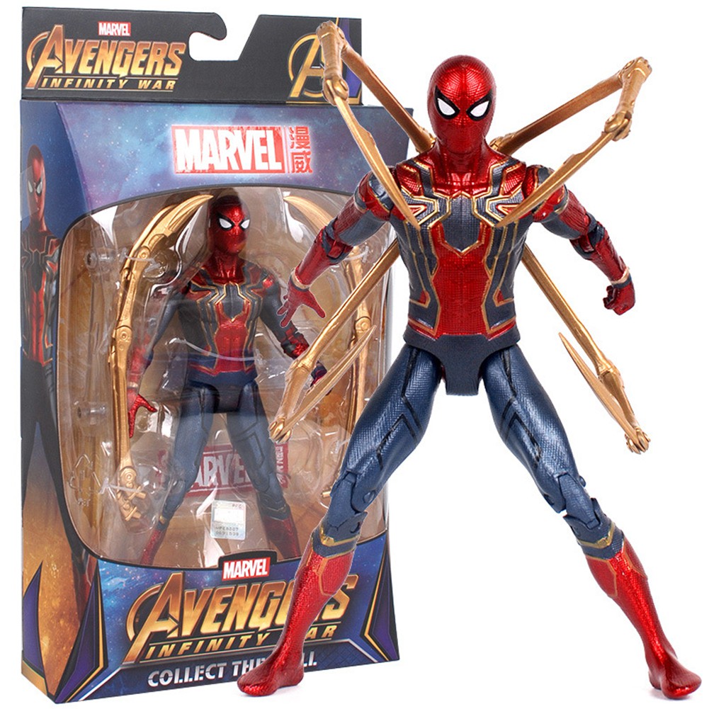 Marvel Avengers Infinity War Spiderman Iron Spider Suit Action Figure |  Shopee Malaysia