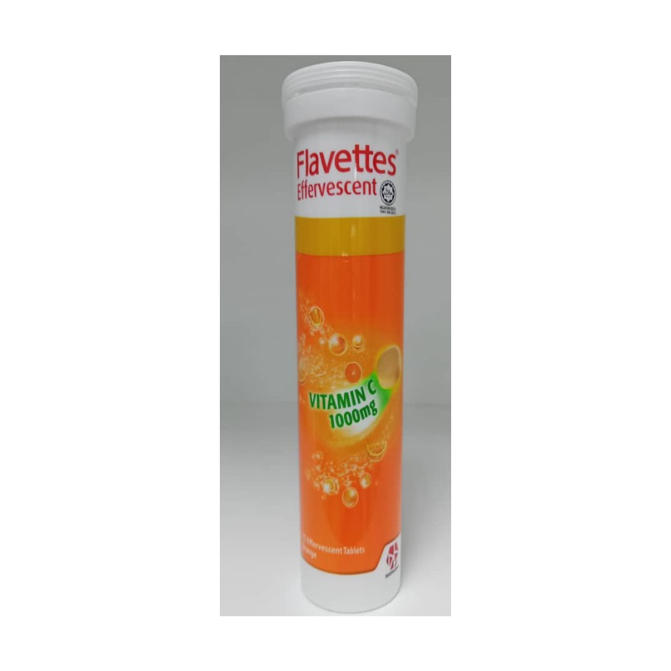 Ready Stock Flavettes Effervescent Vitamin C 1000 Mg 15 S Orange Shopee Malaysia