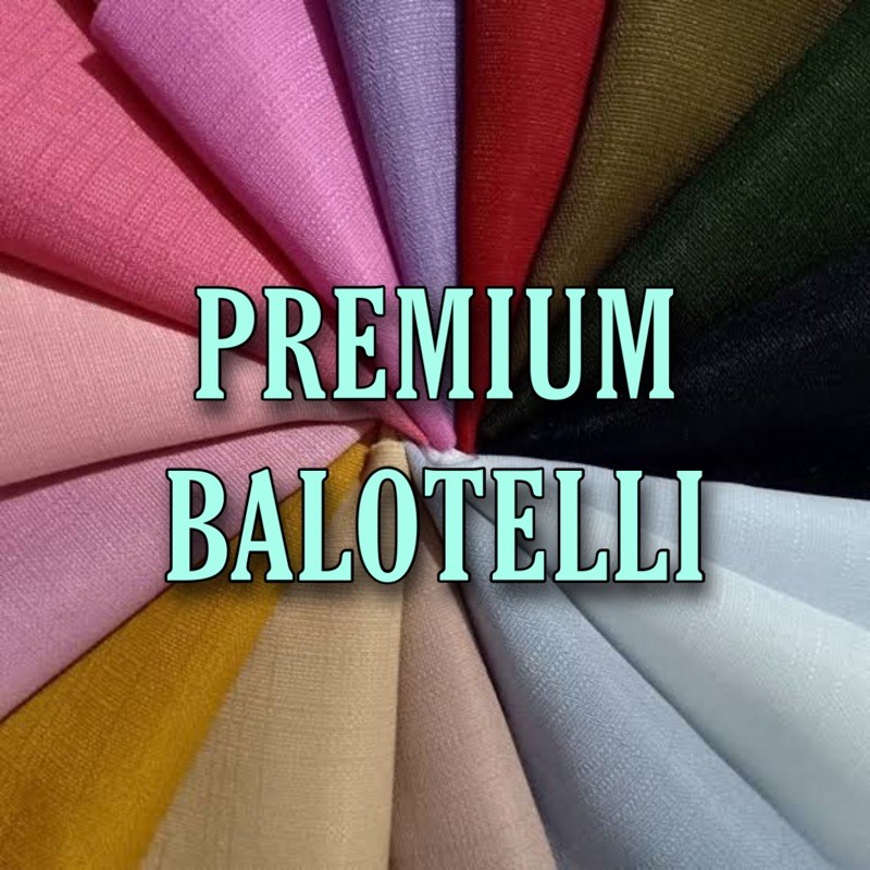 Baloteli Premium Fabric Import A Grade Premium Quality Balotelli Fabric Gamis Cheap Shirt Shopee Malaysia