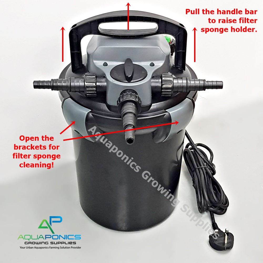 Outdoor Pond Filter Jebao CBF4000 9Watt UV Light Canister Filter