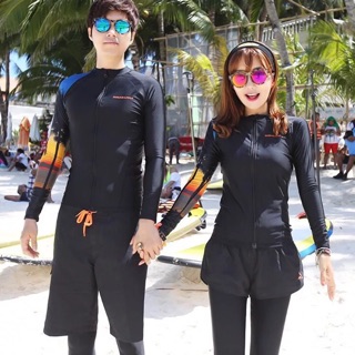 [#37] PENANG READY STOCK 💜 Couple Swimwear Couple Swim Set Swimwear ...