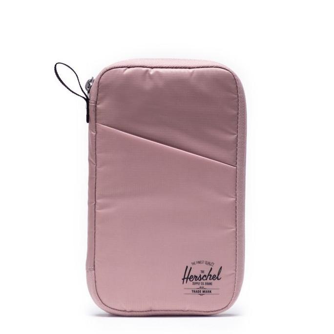 (100 Original) HERSCHEL TRAVEL WALLET PASSPORT HOLDER ASH ROSE PINK edgerunner Shopee Malaysia