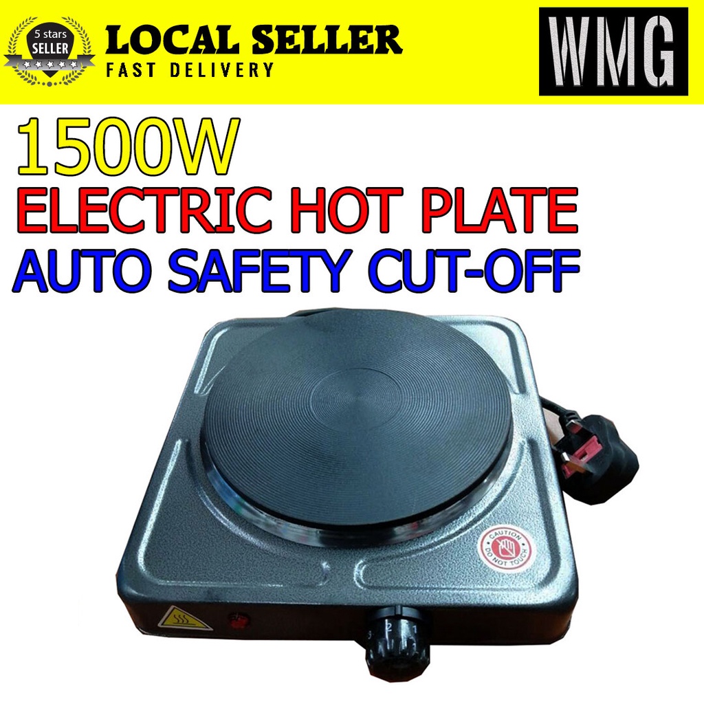 Portable Electric Stove Hot Plate Quality Cookware 1500W Electric