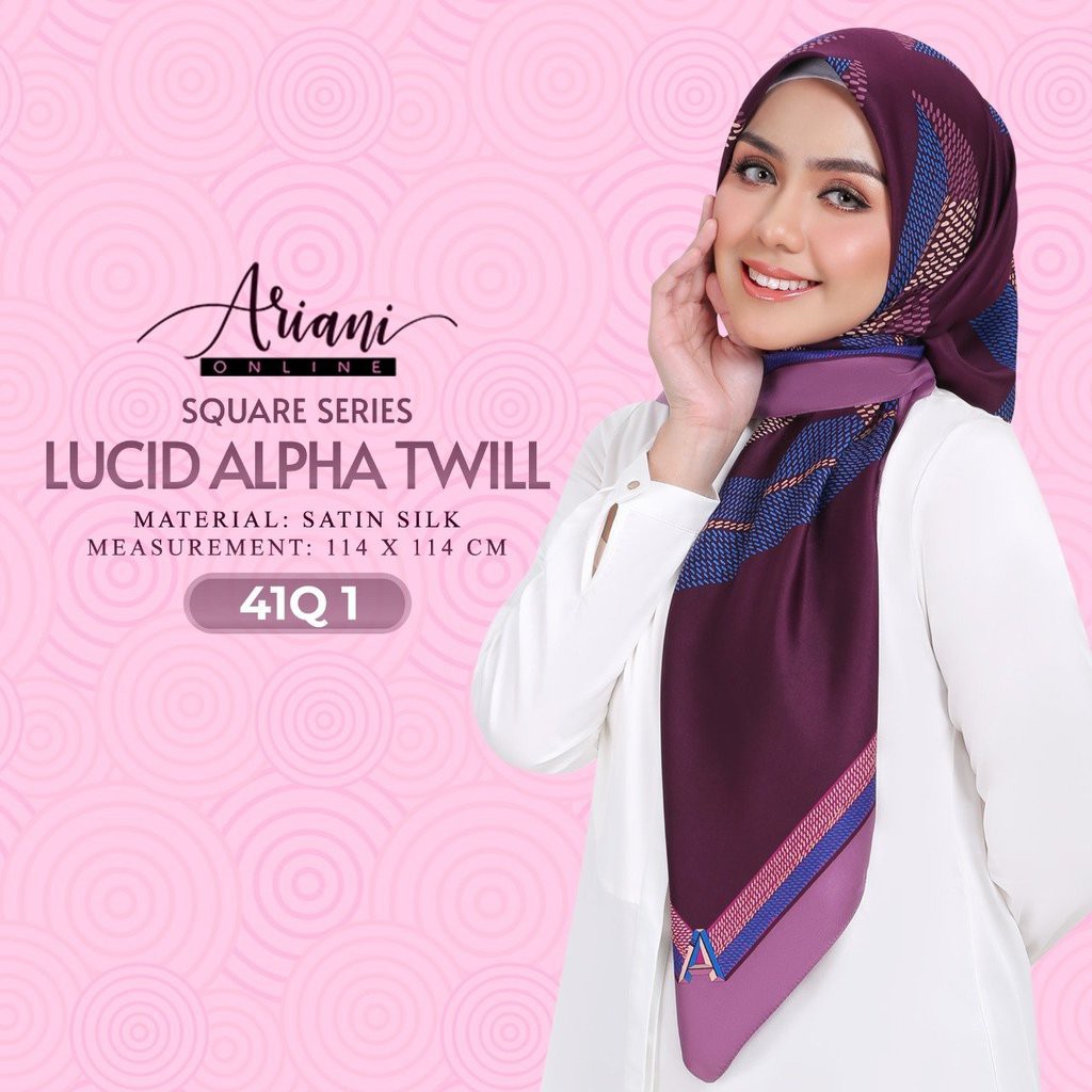 Ariani Square Lucid Alpha Twill Collection | Shopee Malaysia