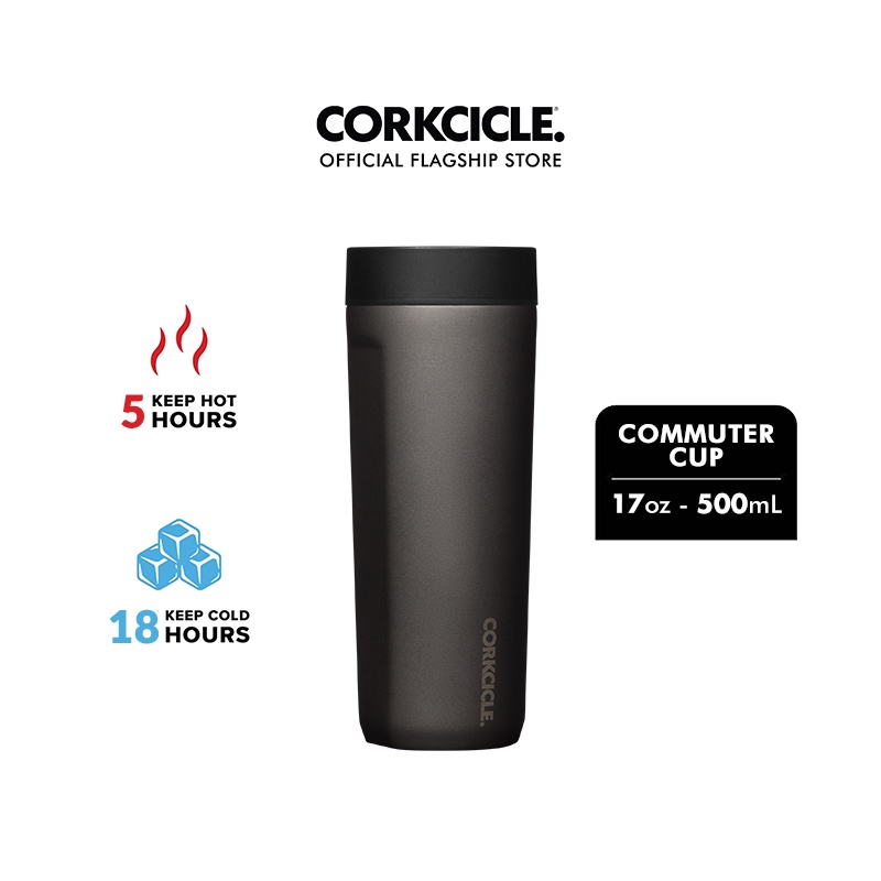 Corkcicle Commuter Cup Ceramic Slate 500mL Shopee Malaysia