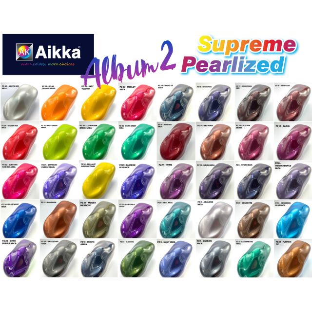 Aikka Automotive Pearlized Colour Aikka Album 2 Pz 17 32 Shopee Malaysia