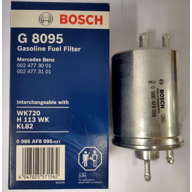Mercedes Fuel Filter Bosch W210 E240 W202 C230 C240 112 V6 Engine 0986 AF8 095 Shopee Malaysia
