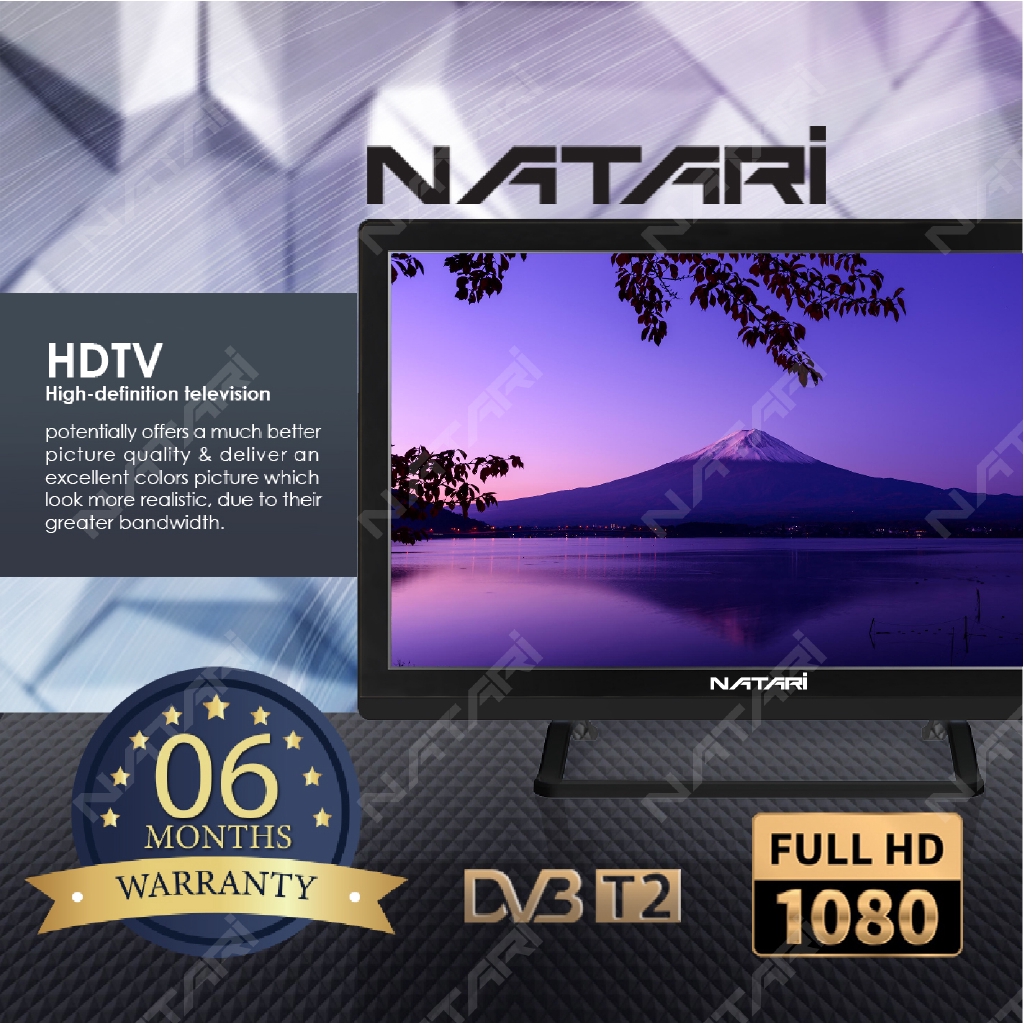 Natari Digital Tv 24 Inch Full Hd Led Tv Dvb T2 Built In Mytv Shopee Malaysia