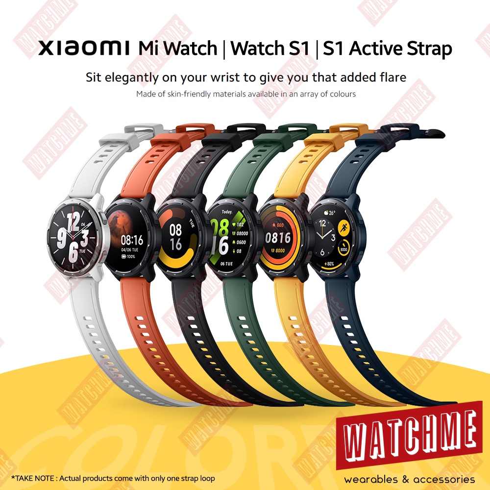 Xiaomi Watch S1, Watch S1 Active, Mi Watch Strap, Active Color & Sport 22mm (High Quality