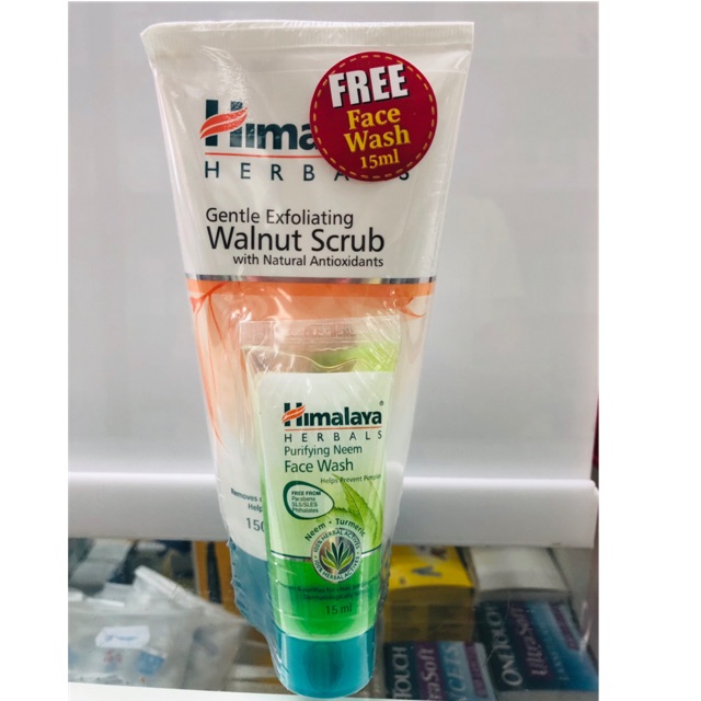 himalaya walnut face wash