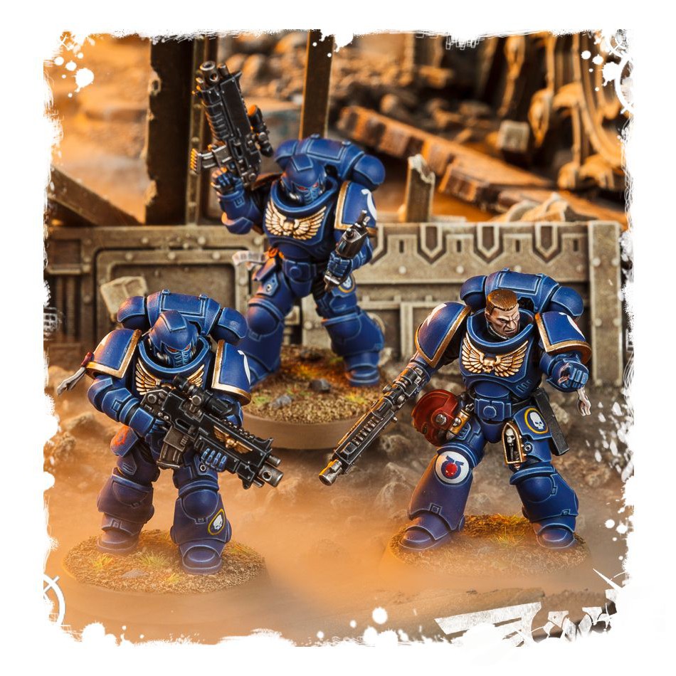 Warhammer 40k Space Marines Primaris Intercessors Squad (push fit