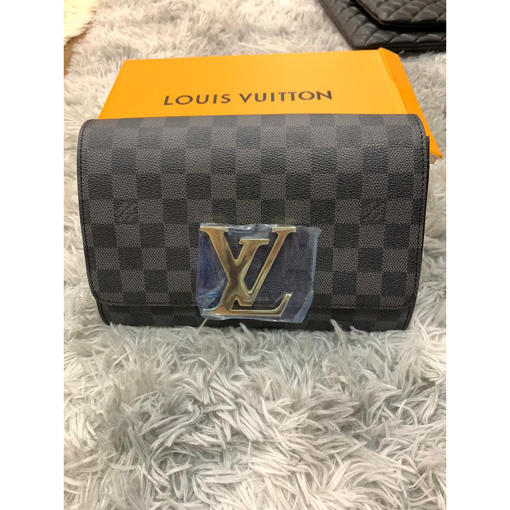 LV_Wallet On Chain Flap Clutch Mirror Quality Standard | Shopee Malaysia