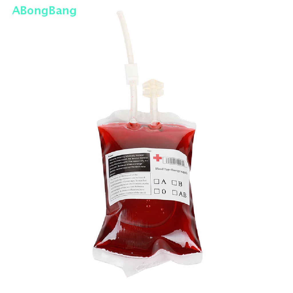 ABongBang 350ML Transparent Food Grade PVC Drink Beverage Bag Vampire Blood Bag Decoration Nice