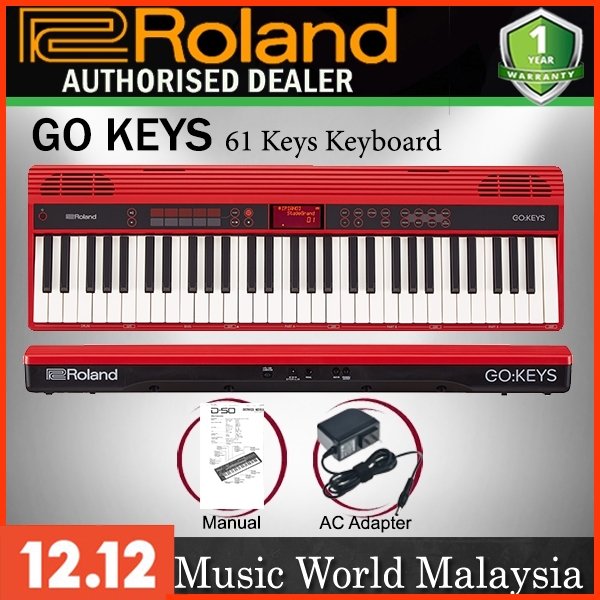 Roland GO KEYS 61 Key Music Creation MIDI USB Keyboard (GO-61K