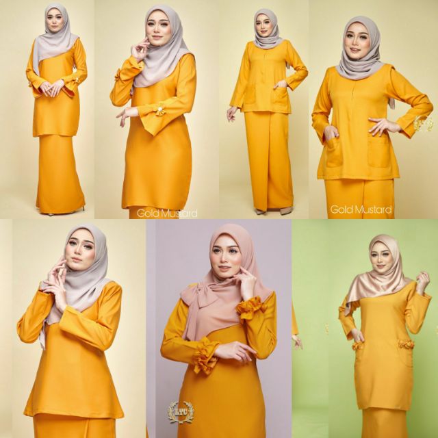 Warna mustard gold