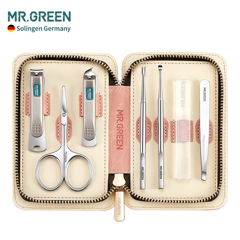 MR.GREEN 7Pcs Manicure Set Pedicure Sets Nail Clipper sets Stainless ...