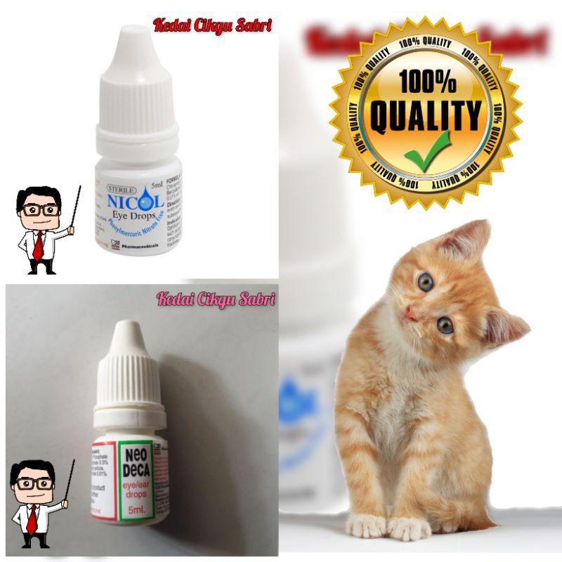 Cecair Gel Titis Sakit Mata Kucing Anjing 5ml Shopee Malaysia