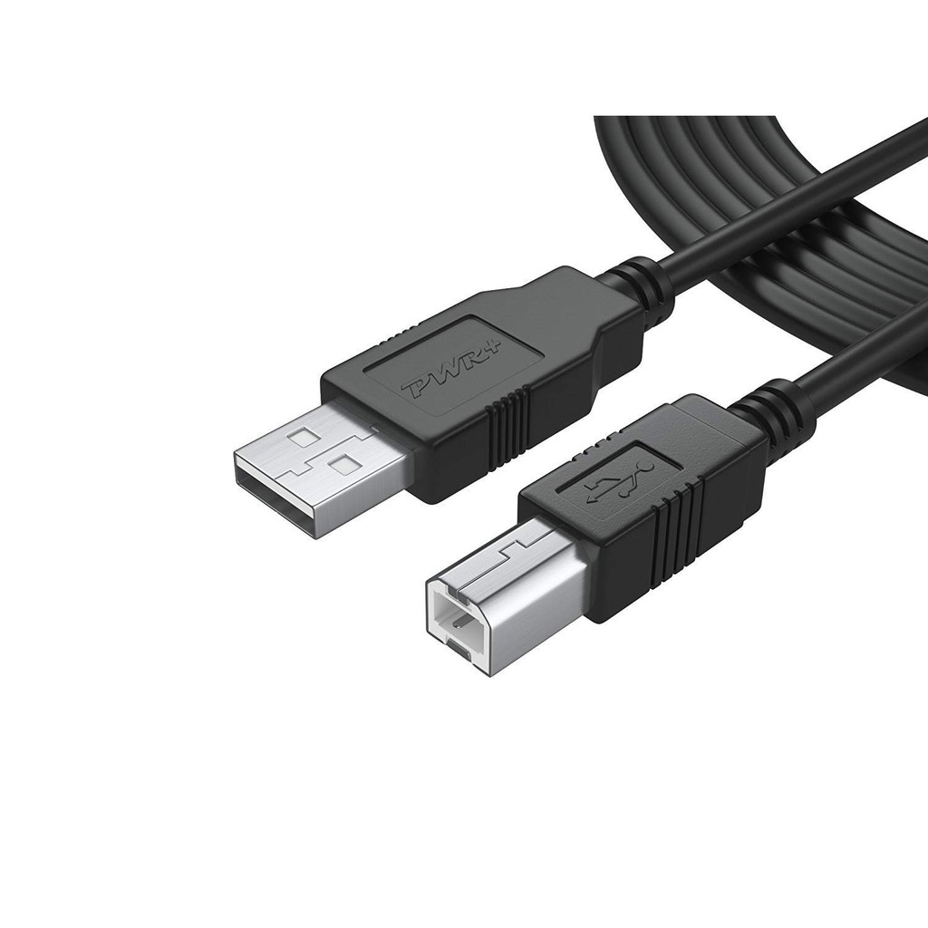 50ft USB 2.0 Extension & 10ft A Male/B Male Cable for HP LaserJet 1000 2200 4000n 1022nw HP P2055d P2055dn P1606DN CP2025n