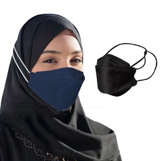 Hijab / Tudung KF94 Adult Face Mask 1 Pcs / Pack Korean Style Multiple Colours Ready Stock Malaysia
