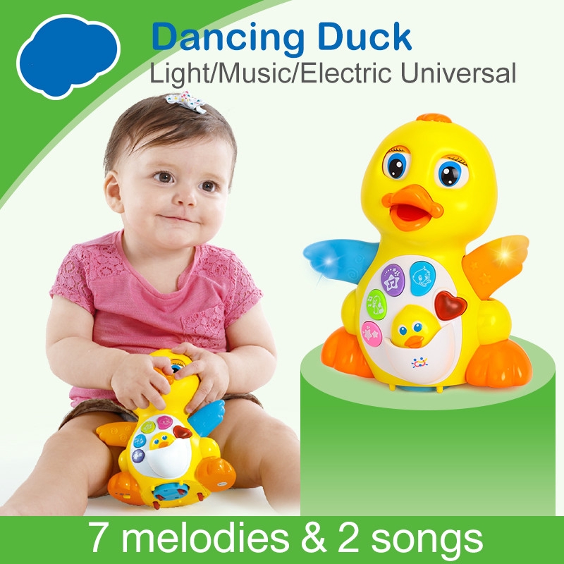 Baby Toy Eq Flapping Yellow Duck Electrical Universal Dance And Sing Toy For Kid Shopee Malaysia
