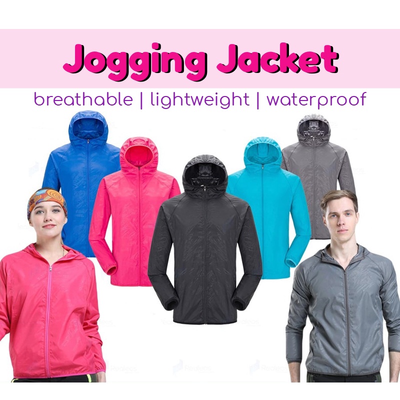 jogging windbreaker