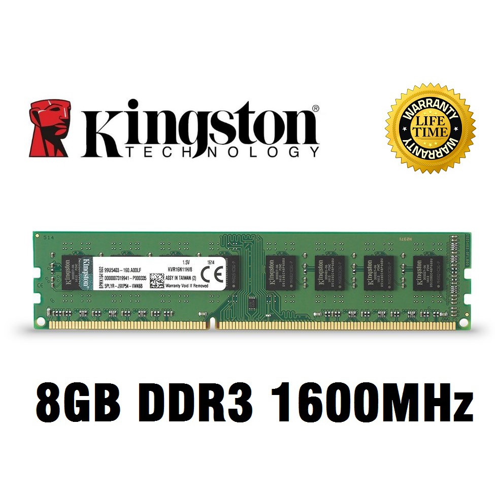 Kingston Desktop Ram Memory Ddr3 8gb 1600mhz Ram Ddr3 16gb=2pcs*8g 8gb  Pc3-12800 Desktop Memory Ram Dimm - Rams - AliExpress