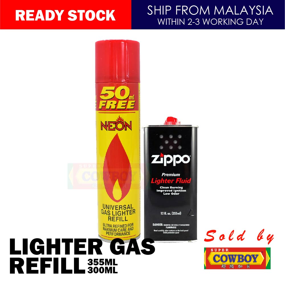 High Quality Lighter Butane Refill Zippo Premium Lighter Fluid Neon