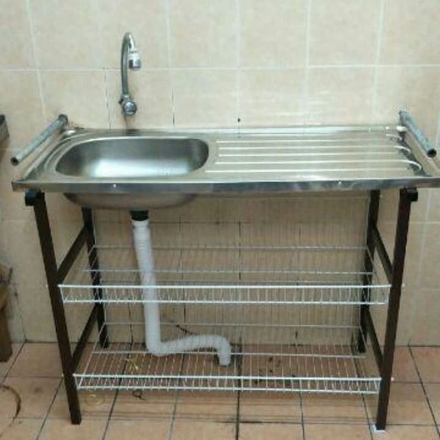 Rak Sinki Dapur Desainrumahid com Rak Sinki Dapur Desainrumahid com
