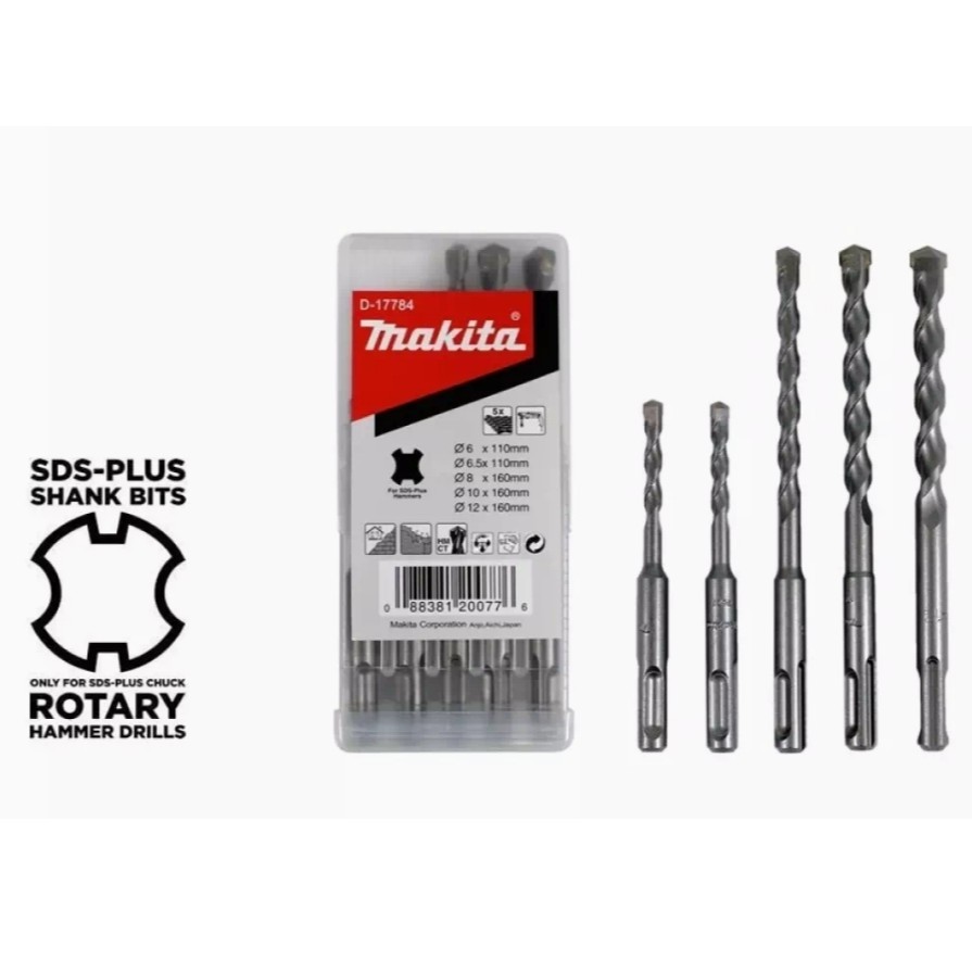 [100 ORIGINAL] MAKITA SDS PLUS DRILL BIT SET (LIMITED PROMOTION) Shopee Malaysia