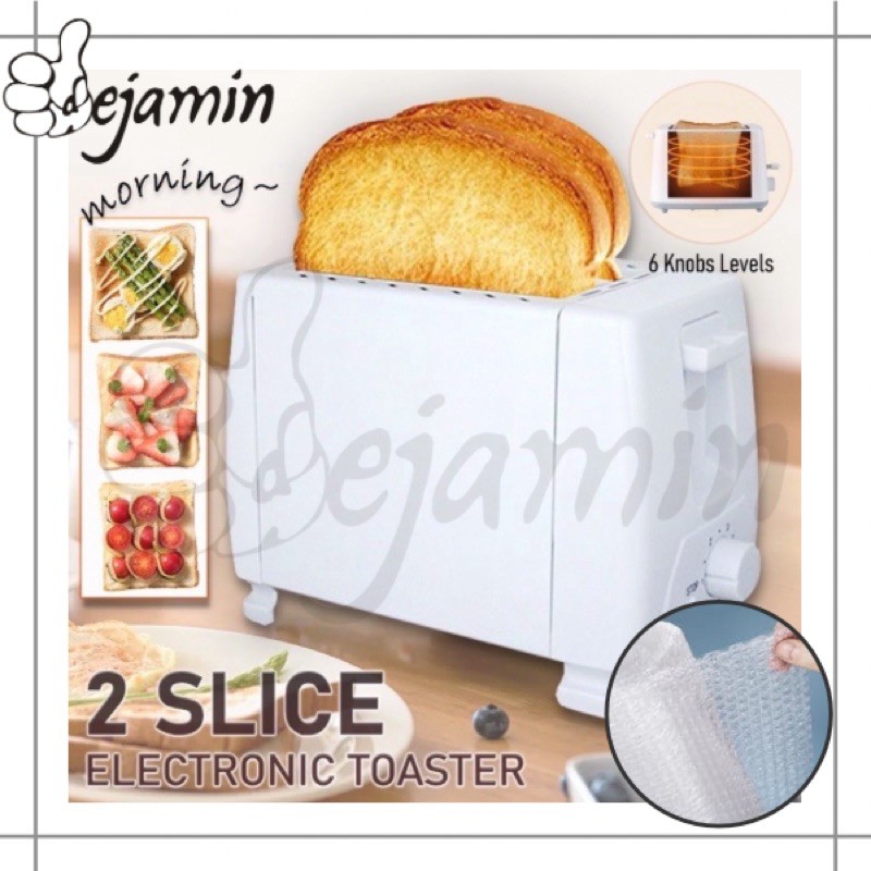 Bread Toaster Electric 2 Slice Bread Toaster Pembakar Roti Roti Bakar 2