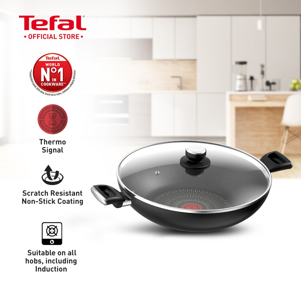 Tefal Unlimited Wok 36cm G2557593 Shopee Malaysia