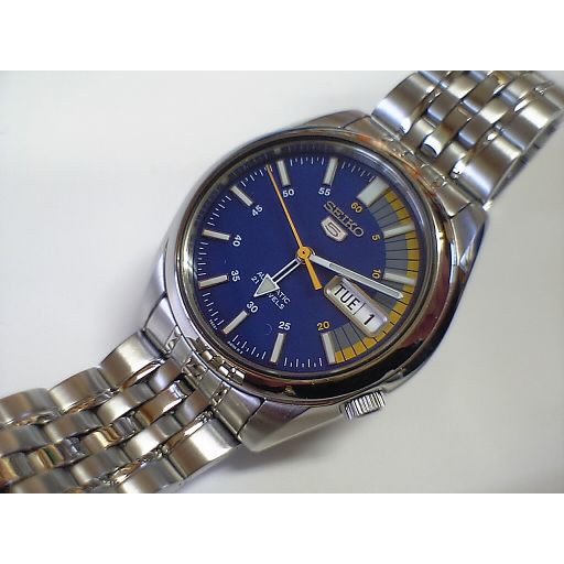 seiko snk blue dial