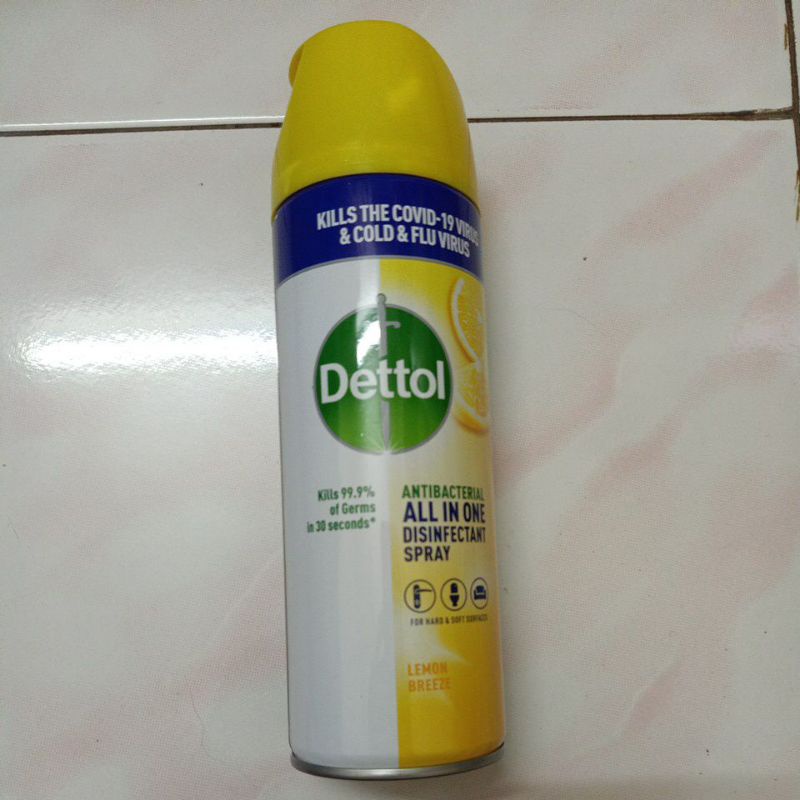 Dettol Disinfectant Spray Lemon 450ml Shopee Malaysia 9100