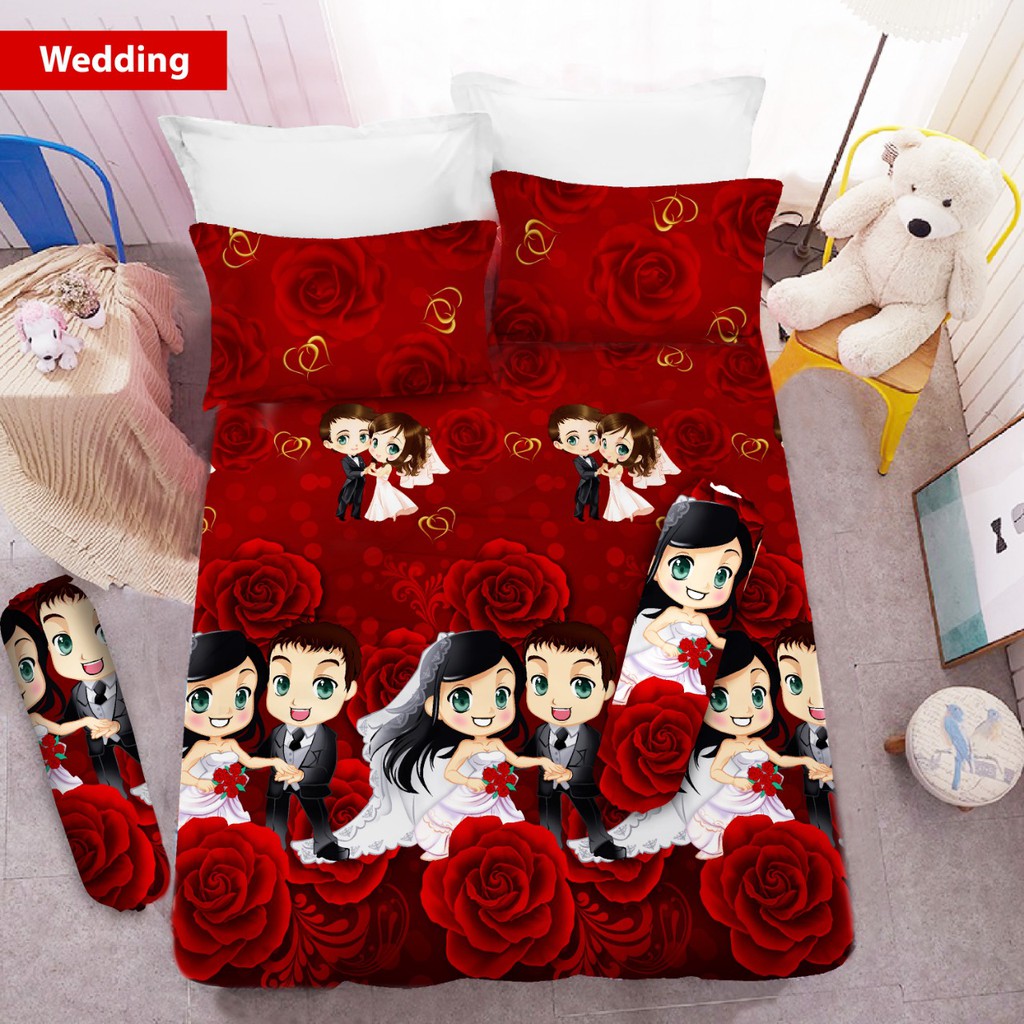 bed cover wedding