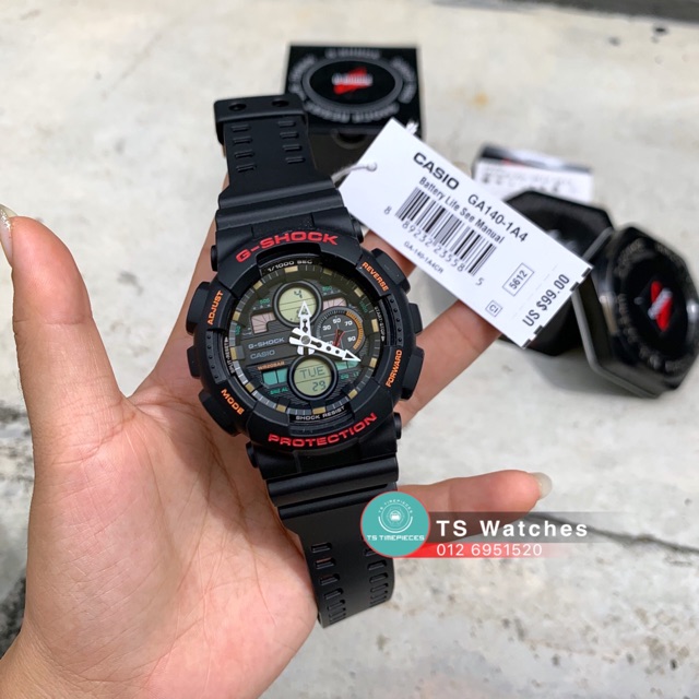 g shock in hand