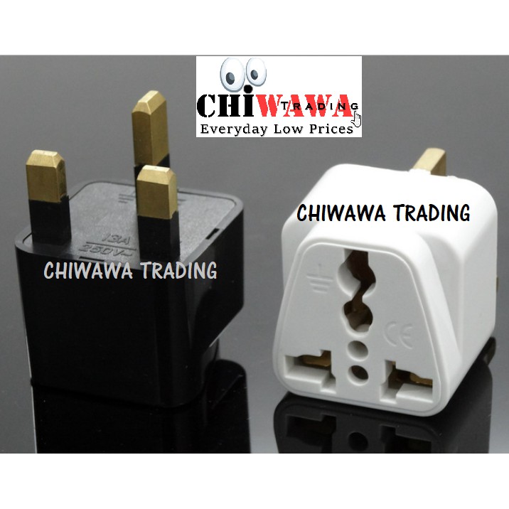 3 Pin Power Plug Universal Travel Adapter Converter Malaysia